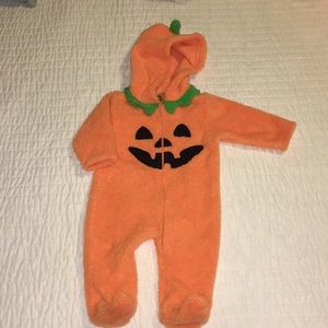 CUTE Fuzzy Pumpkin Costume-DONATED